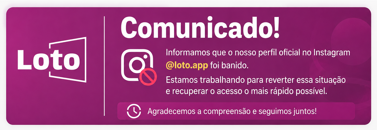 Comunicado Instagram